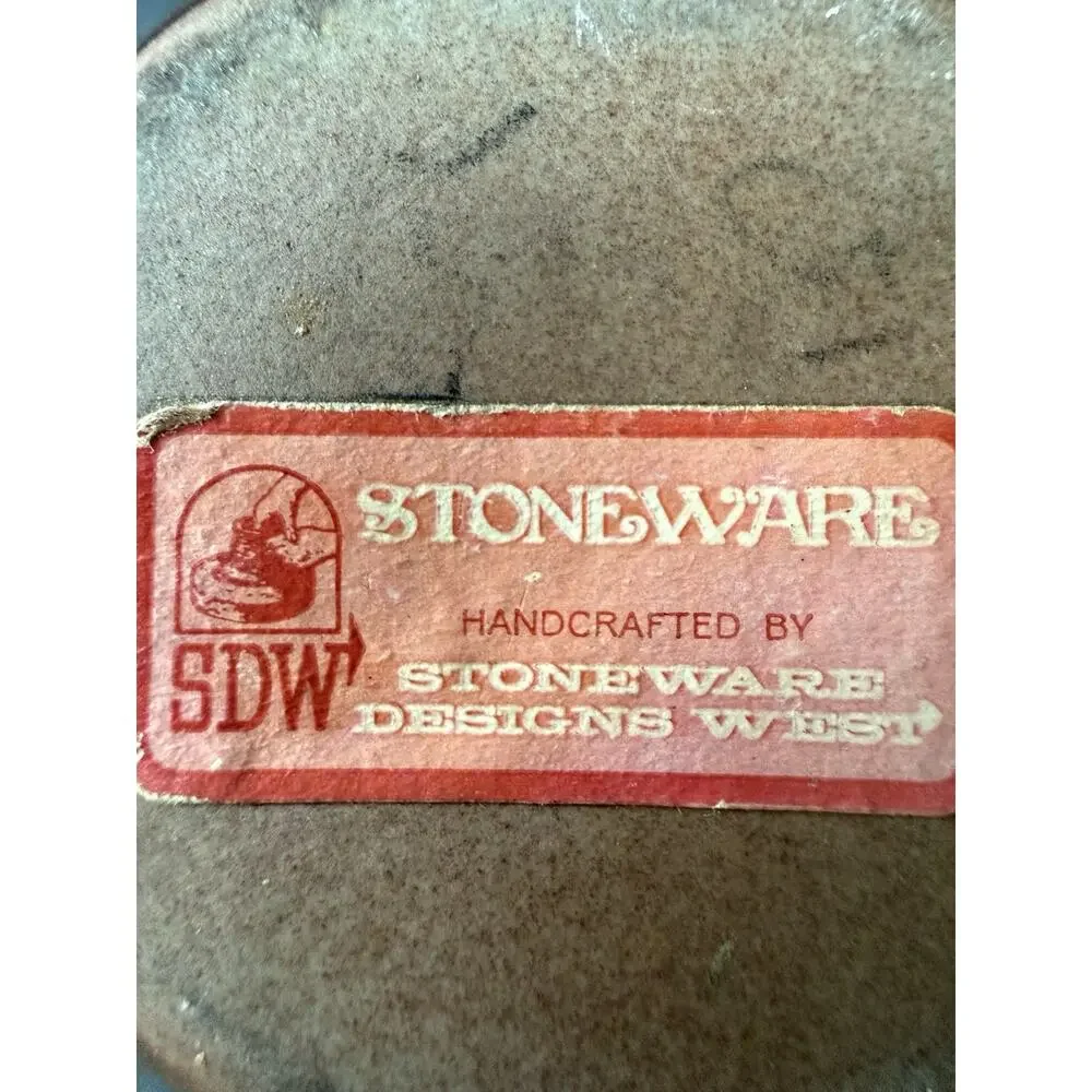 Stoneware Design West vintage mcm